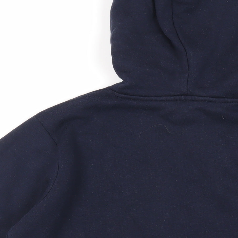 Kangaroo Poo Boys Blue Cotton Pullover Hoodie Size 13 Years Pullover - Pockets
