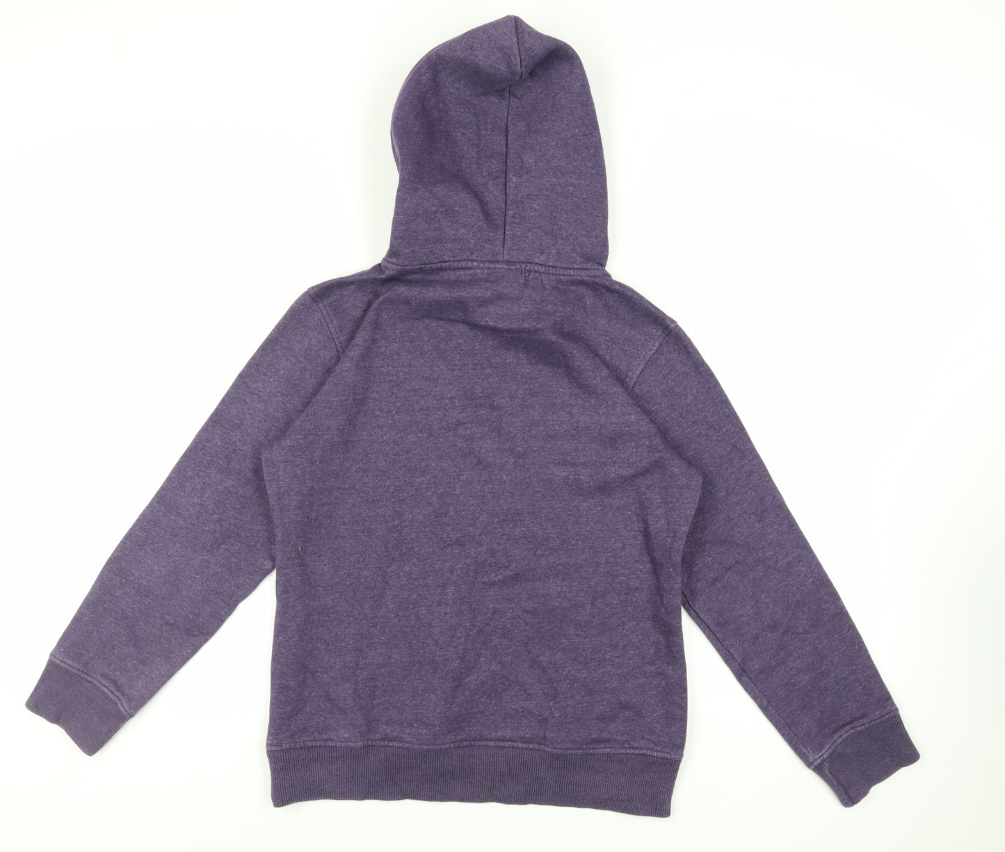 TOG24 Womens Purple Polyester Pullover Hoodie Size 12 Pullover - Logo Pockets