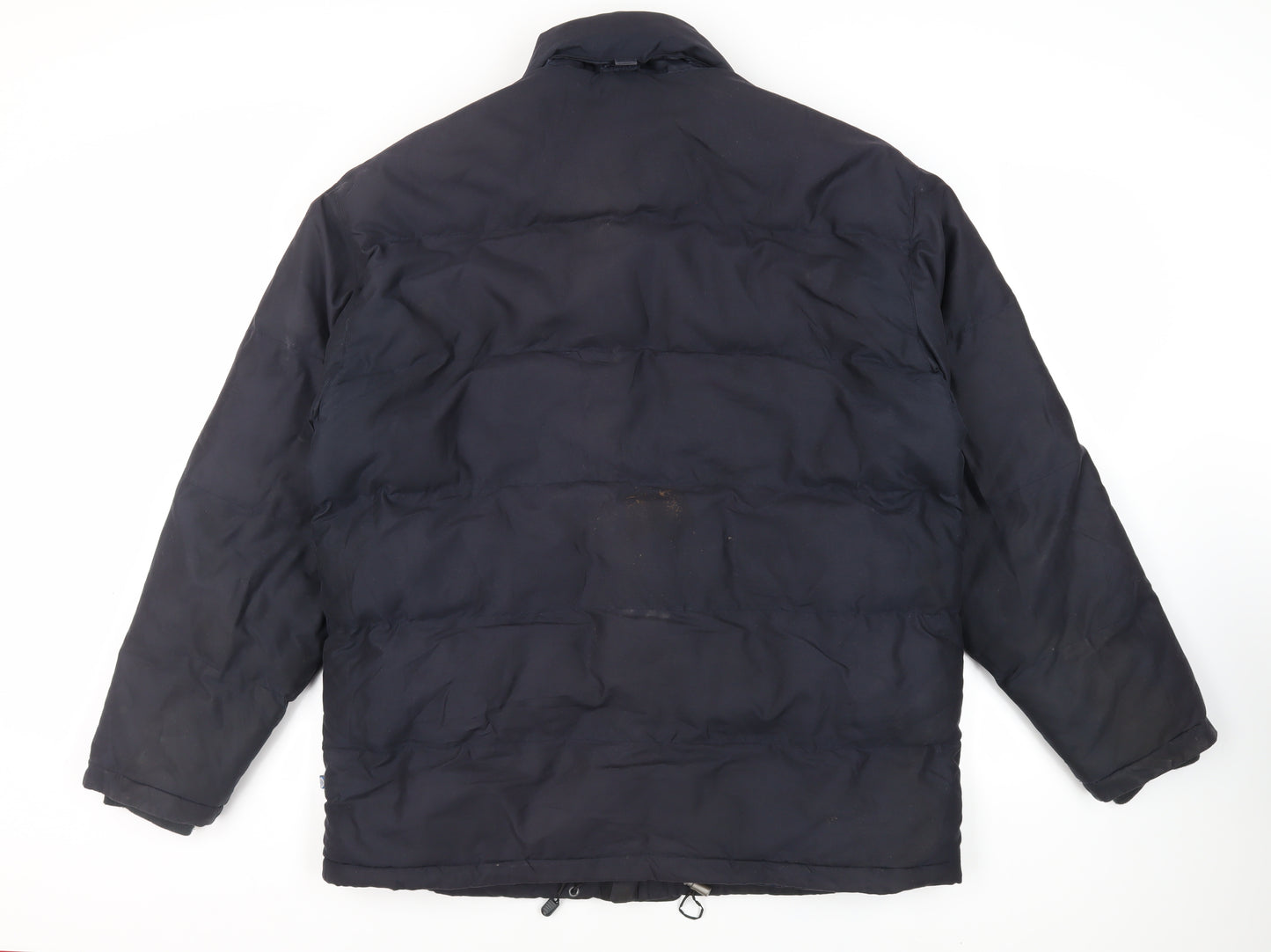 Ocean Bay Mens Black Puffer Jacket Jacket Size XL Zip