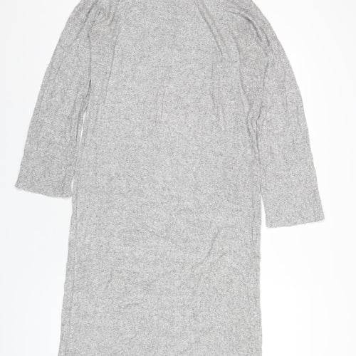 Zara Womens Grey Viscose A-Line Size M Round Neck Pullover