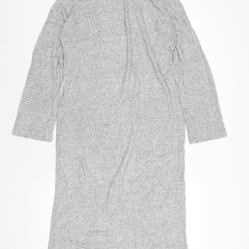 Zara Womens Grey Viscose A-Line Size M Round Neck Pullover