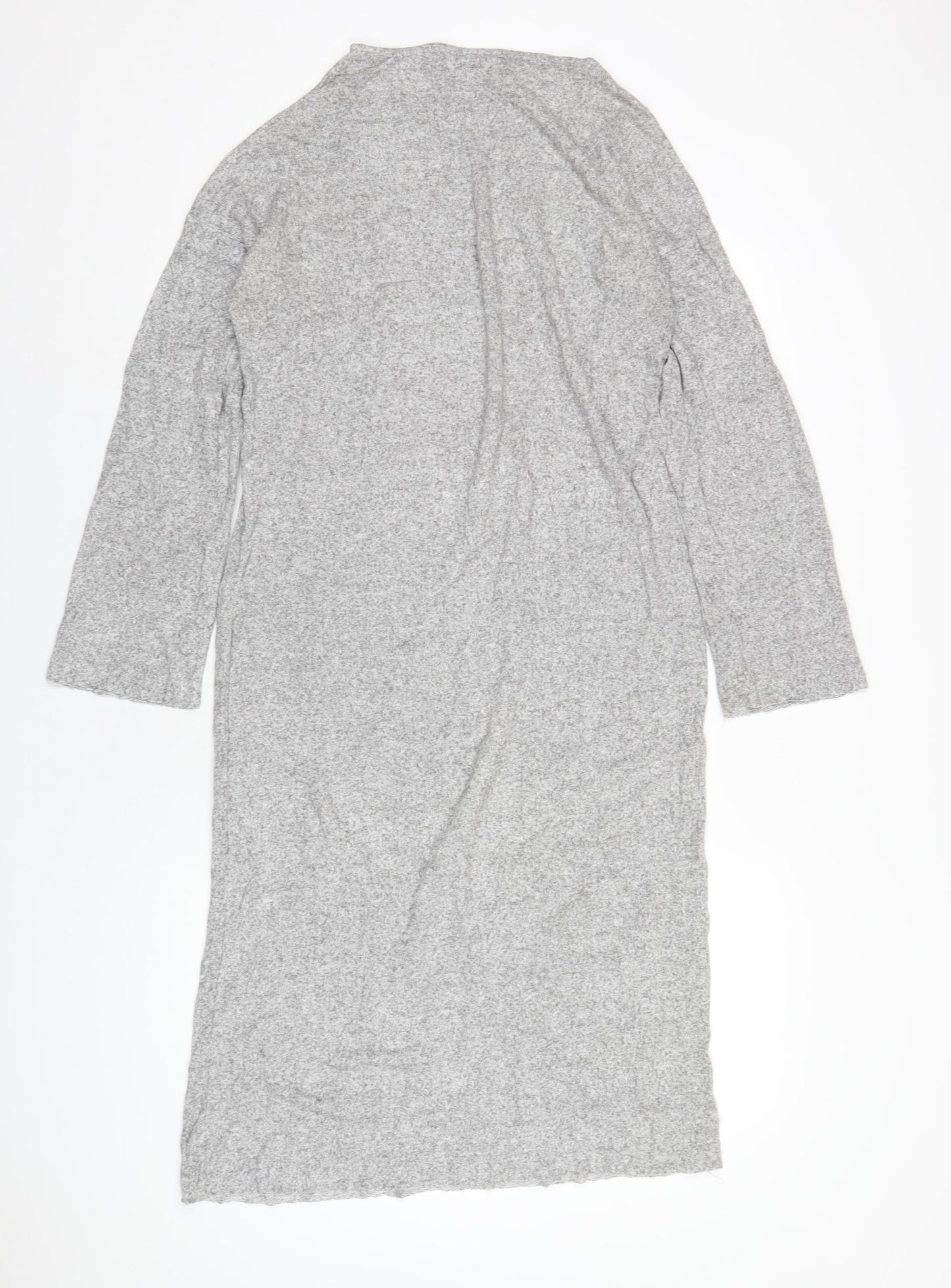 Zara Womens Grey Viscose A-Line Size M Round Neck Pullover