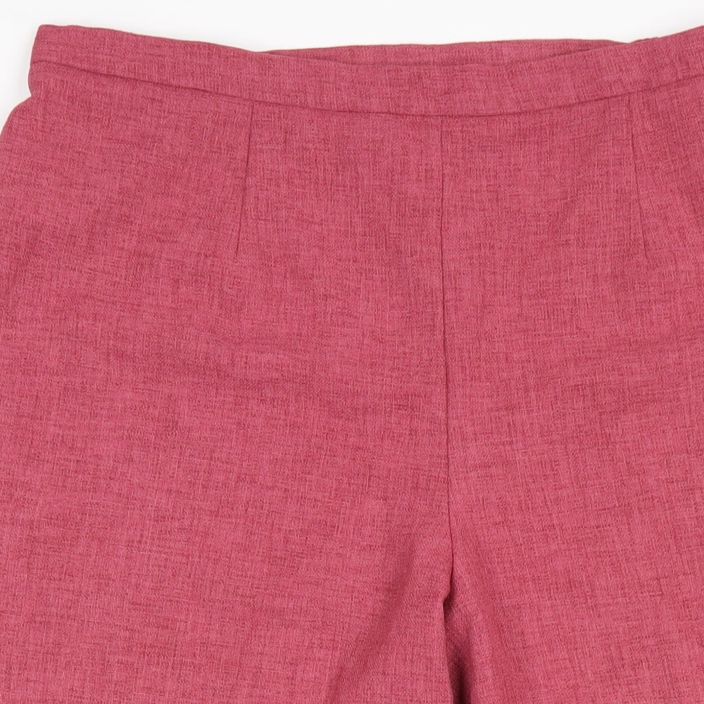 Eastex Womens Pink Polyester Trousers Size 20 L26 in Regular Zip