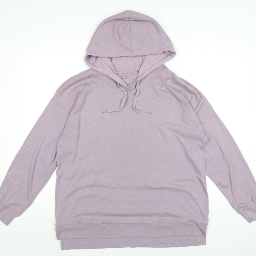 NEXT Womens Purple Modal Pullover Hoodie Size L Pullover