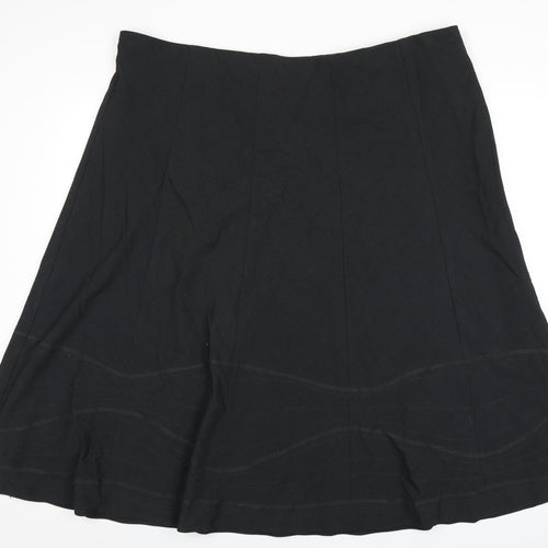 Marks and Spencer Womens Grey Polyester A-Line Skirt Size 26