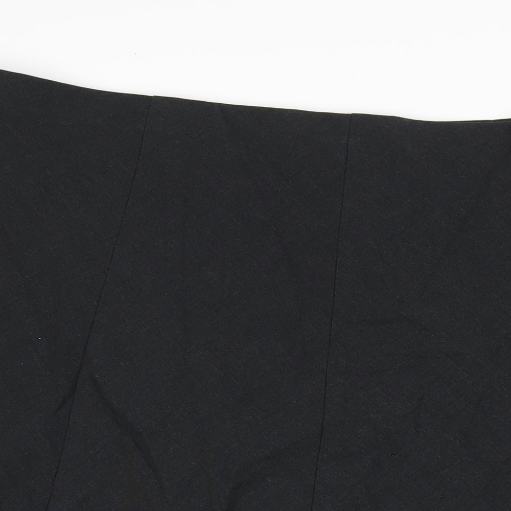 Marks and Spencer Womens Grey Polyester A-Line Skirt Size 26