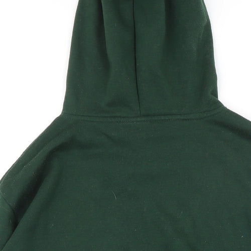Disney Womens Green Polyester Pullover Hoodie Size S