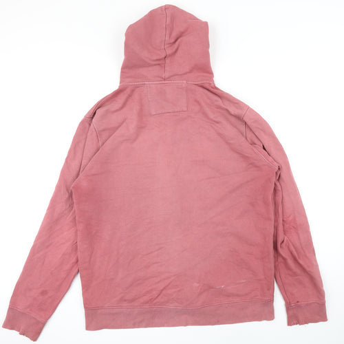 Crew Clothing Womens Pink Polyester Full Zip Hoodie Size XL