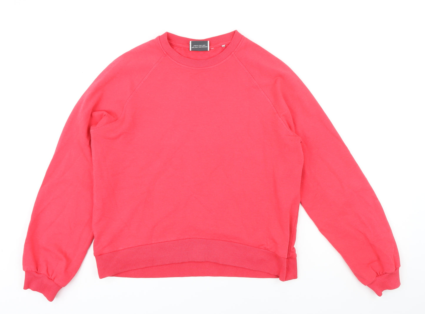 Bamboo Clothing Womens Pink Viscose Pullover Sweatshirt Size S