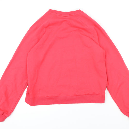 Bamboo Clothing Womens Pink Viscose Pullover Sweatshirt Size S