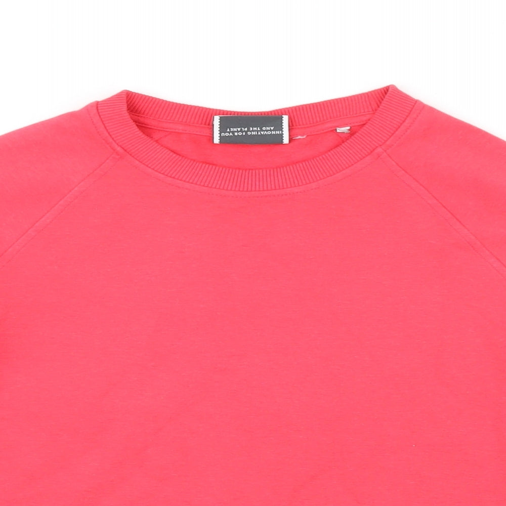 Bamboo Clothing Womens Pink Viscose Pullover Sweatshirt Size S