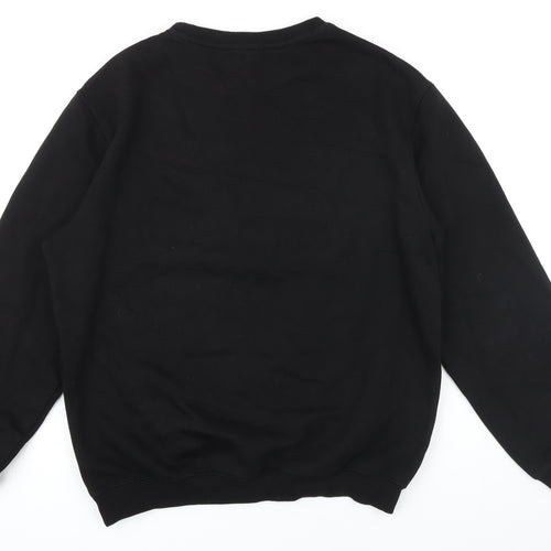 H&M Womens Black Polyester Pullover Sweatshirt Size M