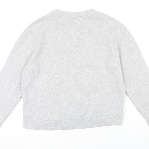 H&M` Womens Green Polycotton Pullover Sweatshirt One Size