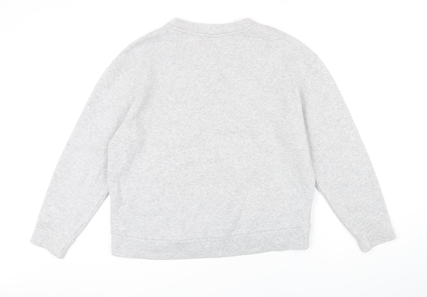H&M` Womens Green Polycotton Pullover Sweatshirt One Size