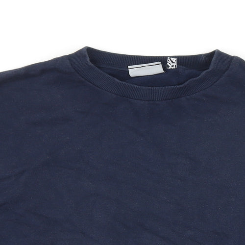 ASOS Mens Blue Cotton Pullover Sweatshirt Size S