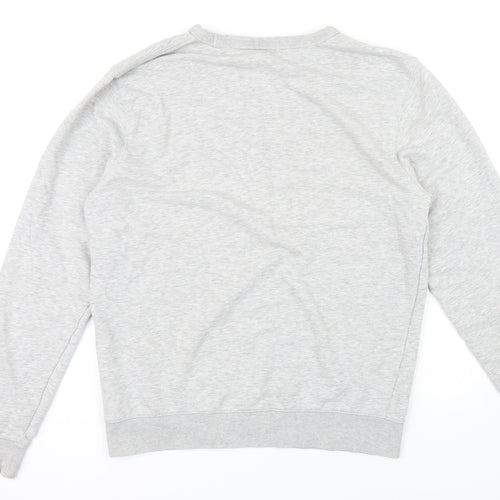 H&M` Womens Green Viscose Pullover Sweatshirt Size M