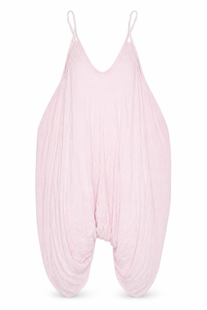 Re Tech UK Womens Pink Cotton Jumpsuit One-Piece Size L
