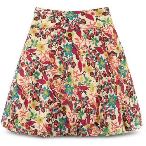 Great plains Womens Multicoloured Floral Cotton A-Line Skirt Size 8 Zip