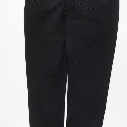 Per Una Womens Black Cotton Skinny Jeans Size 12 L27 in Regular Zip