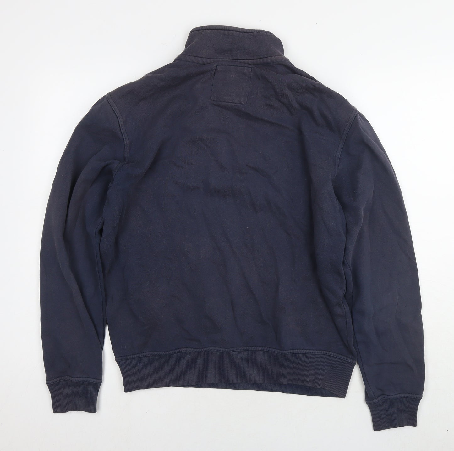 Crew Clothing Mens Blue Cotton Pullover Sweatshirt Size M