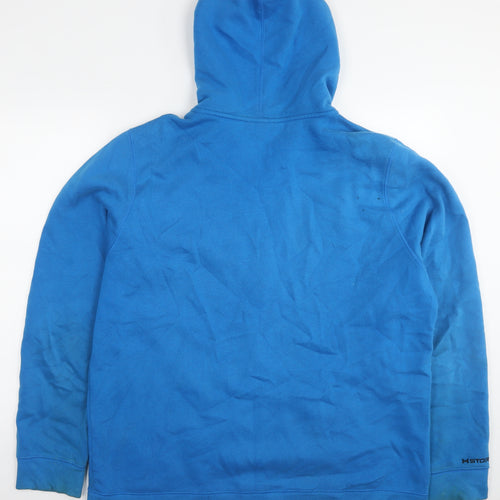 Under armour Mens Blue Cotton Full Zip Hoodie Size XL