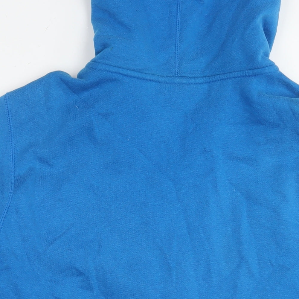 Under armour Mens Blue Cotton Full Zip Hoodie Size XL