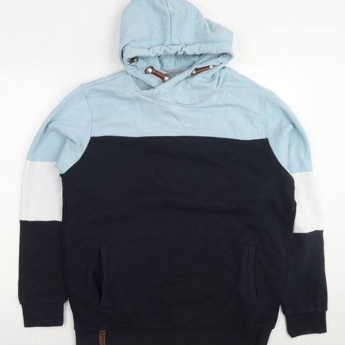 Indicore Mens Multicoloured Cotton Pullover Hoodie Size XL