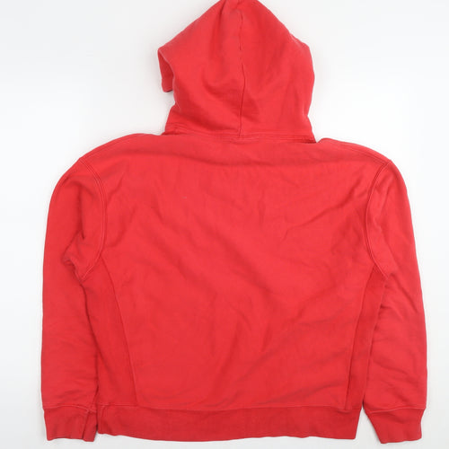 Champion Womens Red Cotton Pullover Hoodie Size XL Pullover