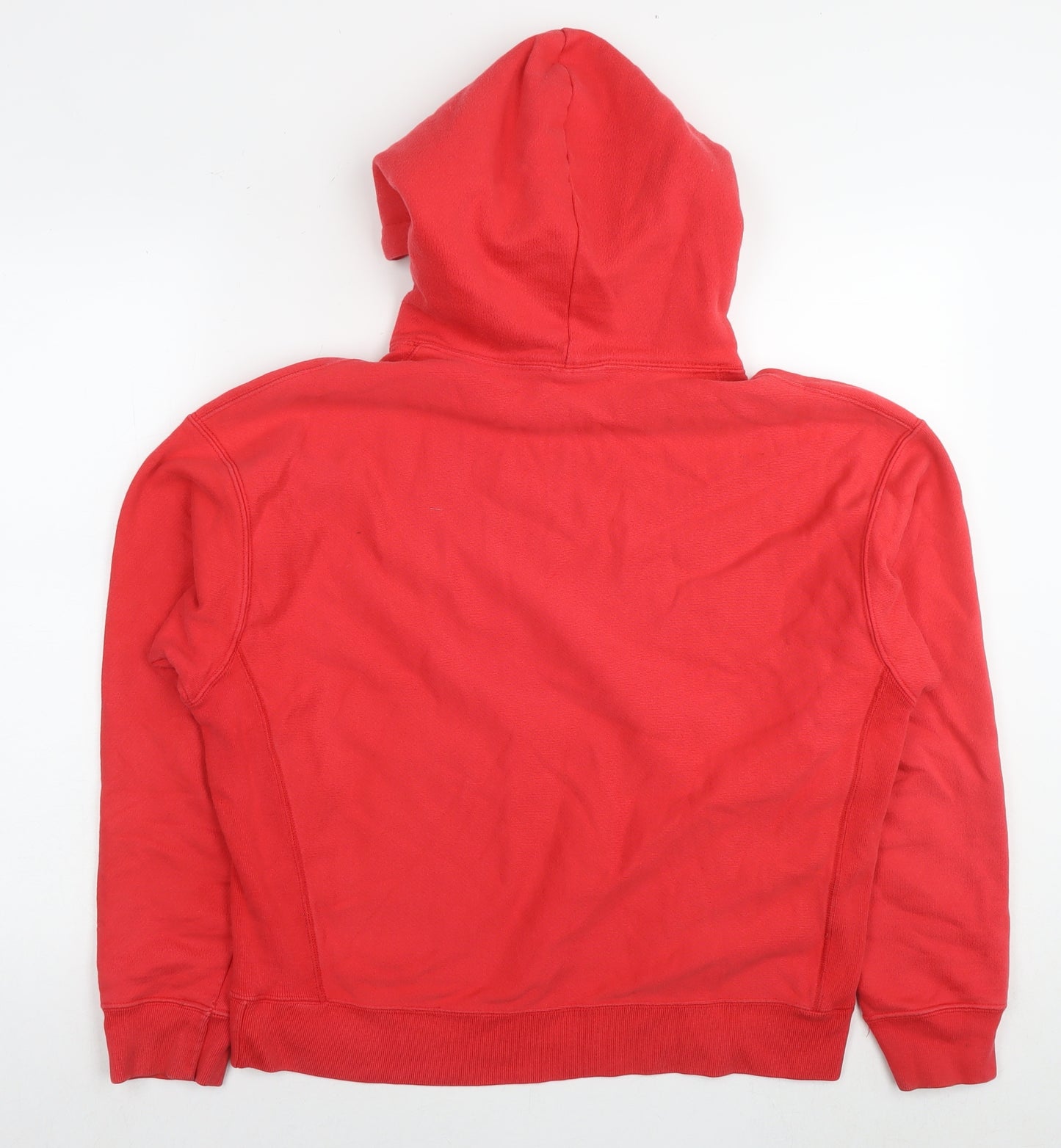 Champion Womens Red Cotton Pullover Hoodie Size XL Pullover