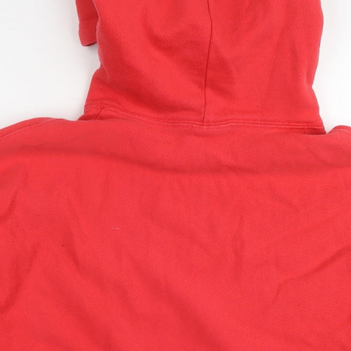 Champion Womens Red Cotton Pullover Hoodie Size XL Pullover