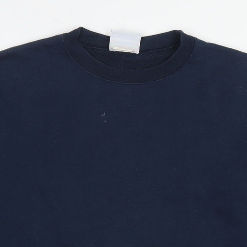 Champion Boys Blue Cotton Pullover Sweatshirt Size XL Pullover