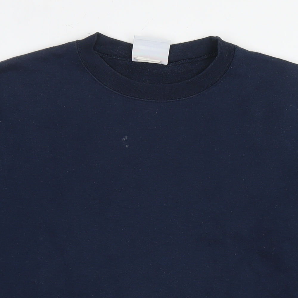 Champion Boys Blue Cotton Pullover Sweatshirt Size XL Pullover