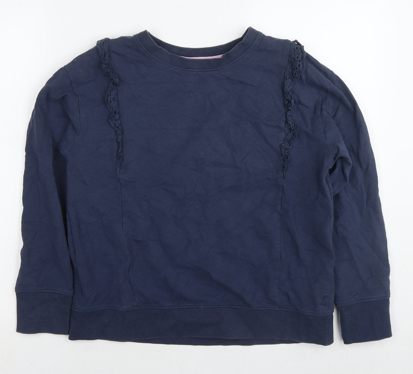 Joules Womens Blue Cotton Pullover Sweatshirt Size 10 Pullover