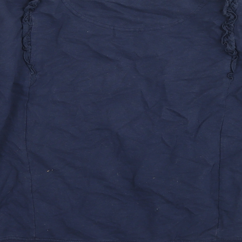 Joules Womens Blue Cotton Pullover Sweatshirt Size 10 Pullover