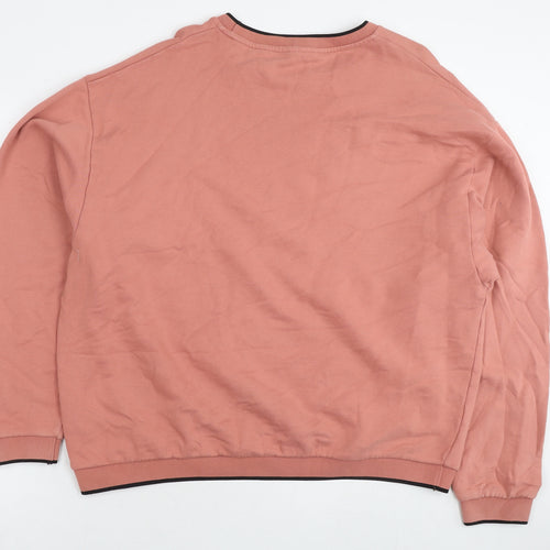 Heart & Dagger Womens Beige Cotton Pullover Sweatshirt Size L Pullover