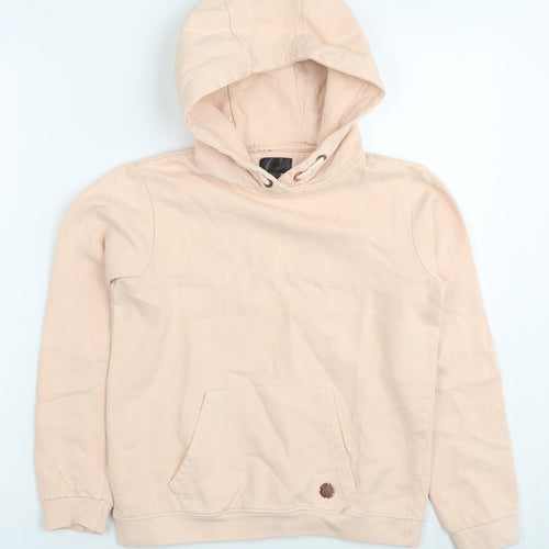 Firetrap Girls Beige Cotton Pullover Hoodie Size 11-12 Years Pullover