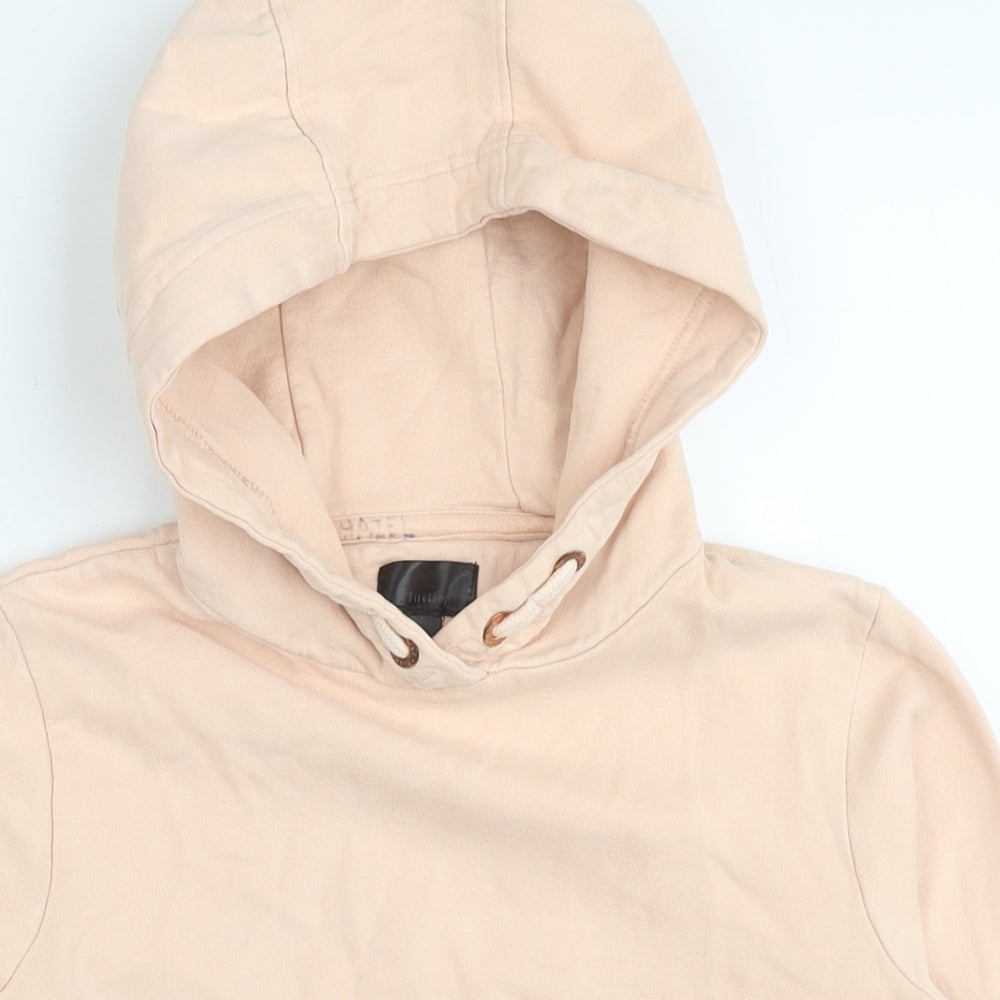 Firetrap Girls Beige Cotton Pullover Hoodie Size 11-12 Years Pullover