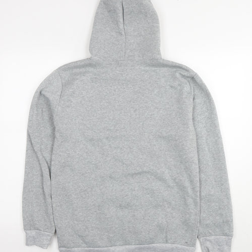 Michelangelo - David Mens Grey Polyester Pullover Hoodie Size S - Logo
