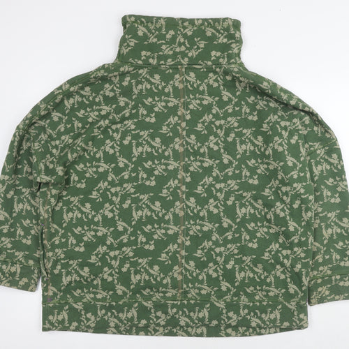 White Stuff Womens Green Polyester Pullover Sweatshirt Size 16 Pullover