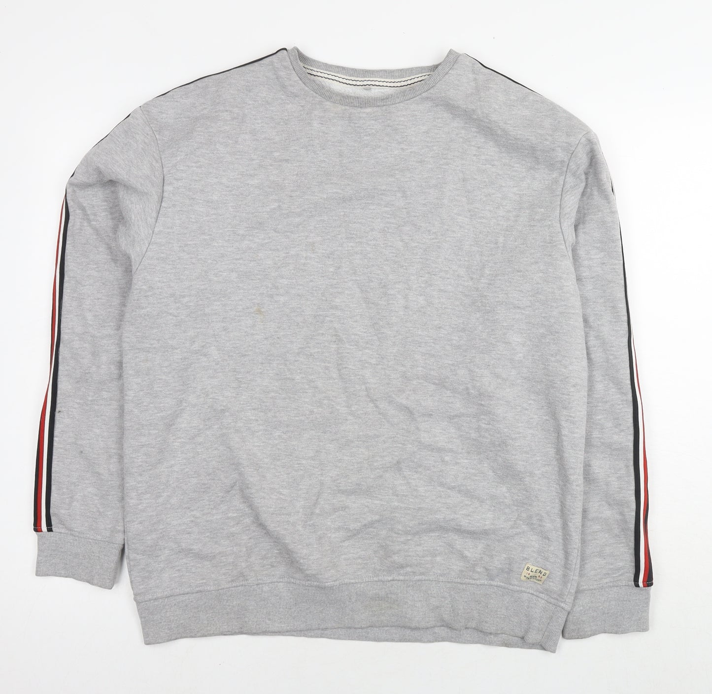 Blend Womens Grey Cotton Pullover Hoodie Size L Pullover