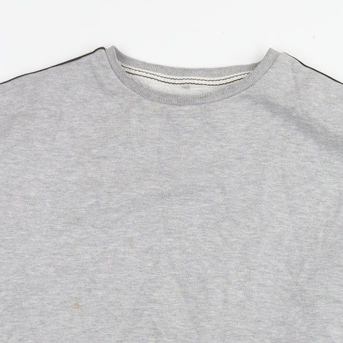 Blend Womens Grey Cotton Pullover Hoodie Size L Pullover