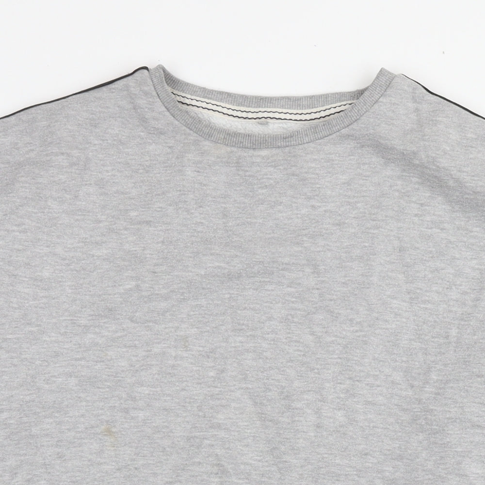 Blend Womens Grey Cotton Pullover Hoodie Size L Pullover