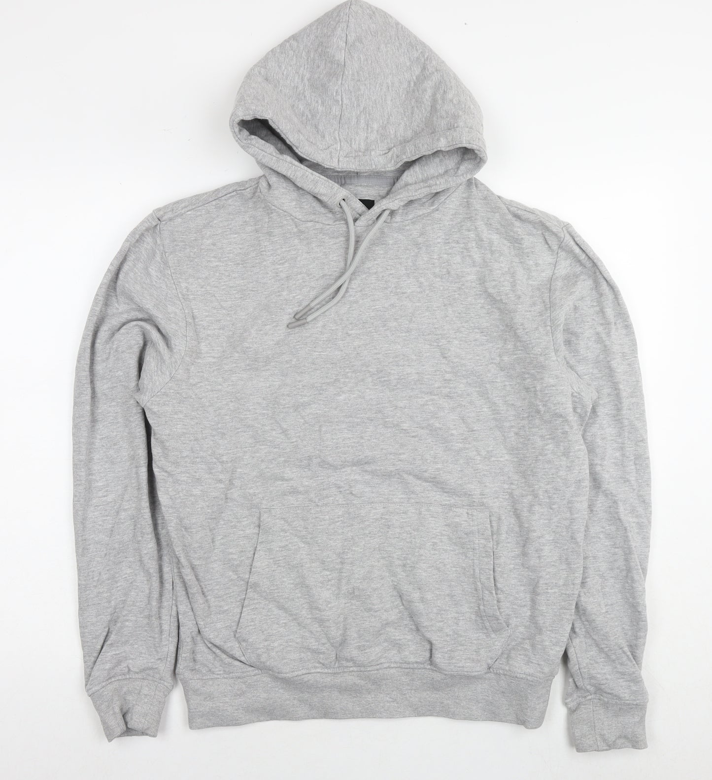 Threadbare Womens Grey Cotton Pullover Hoodie Size M Pullover