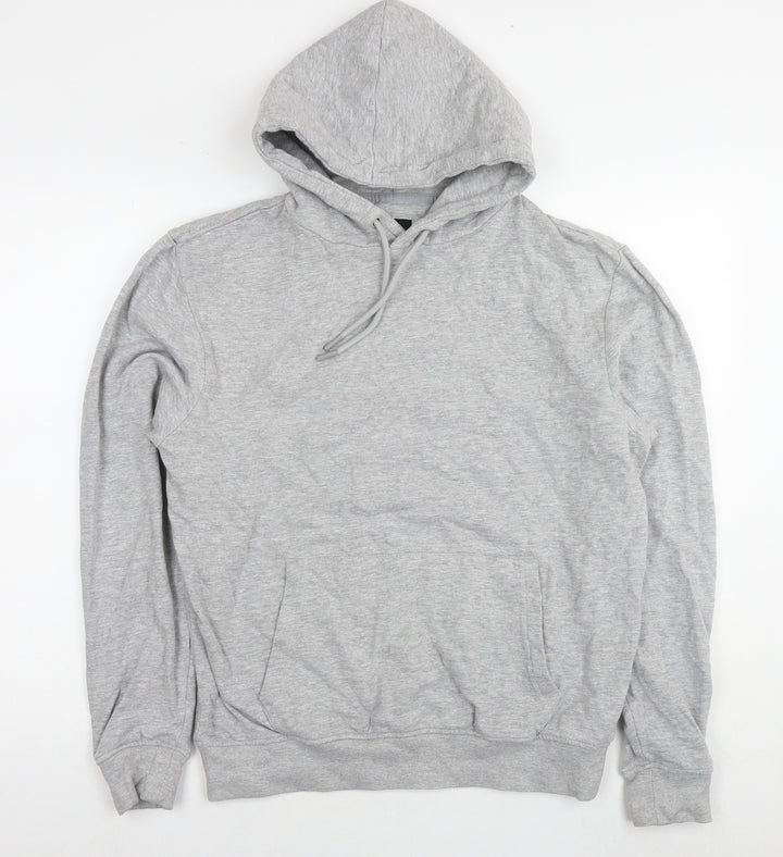 Threadbare Womens Grey Cotton Pullover Hoodie Size M Pullover