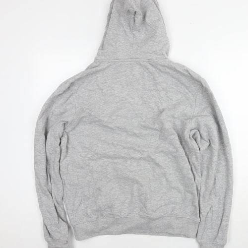 Threadbare Womens Grey Cotton Pullover Hoodie Size M Pullover