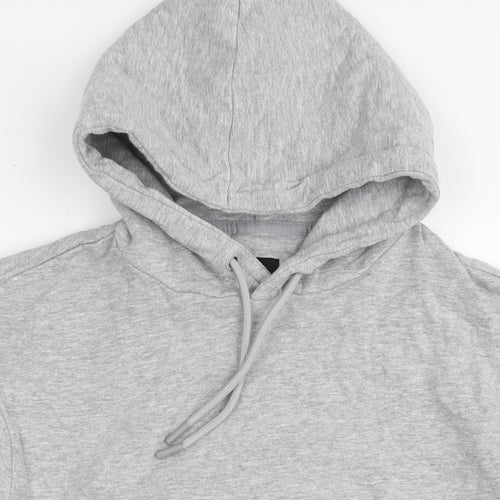 Threadbare Womens Grey Cotton Pullover Hoodie Size M Pullover