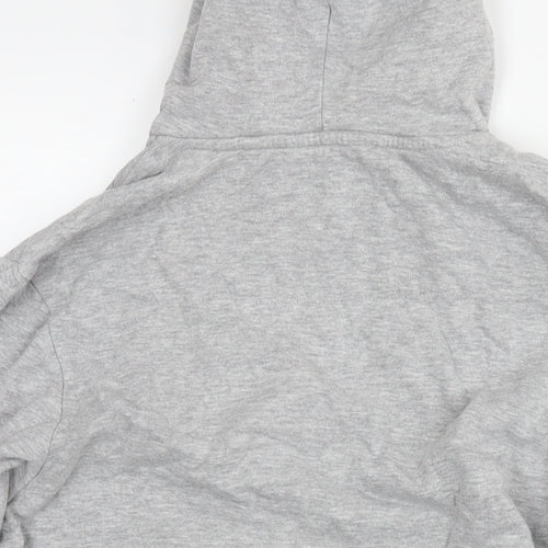 Threadbare Womens Grey Cotton Pullover Hoodie Size M Pullover