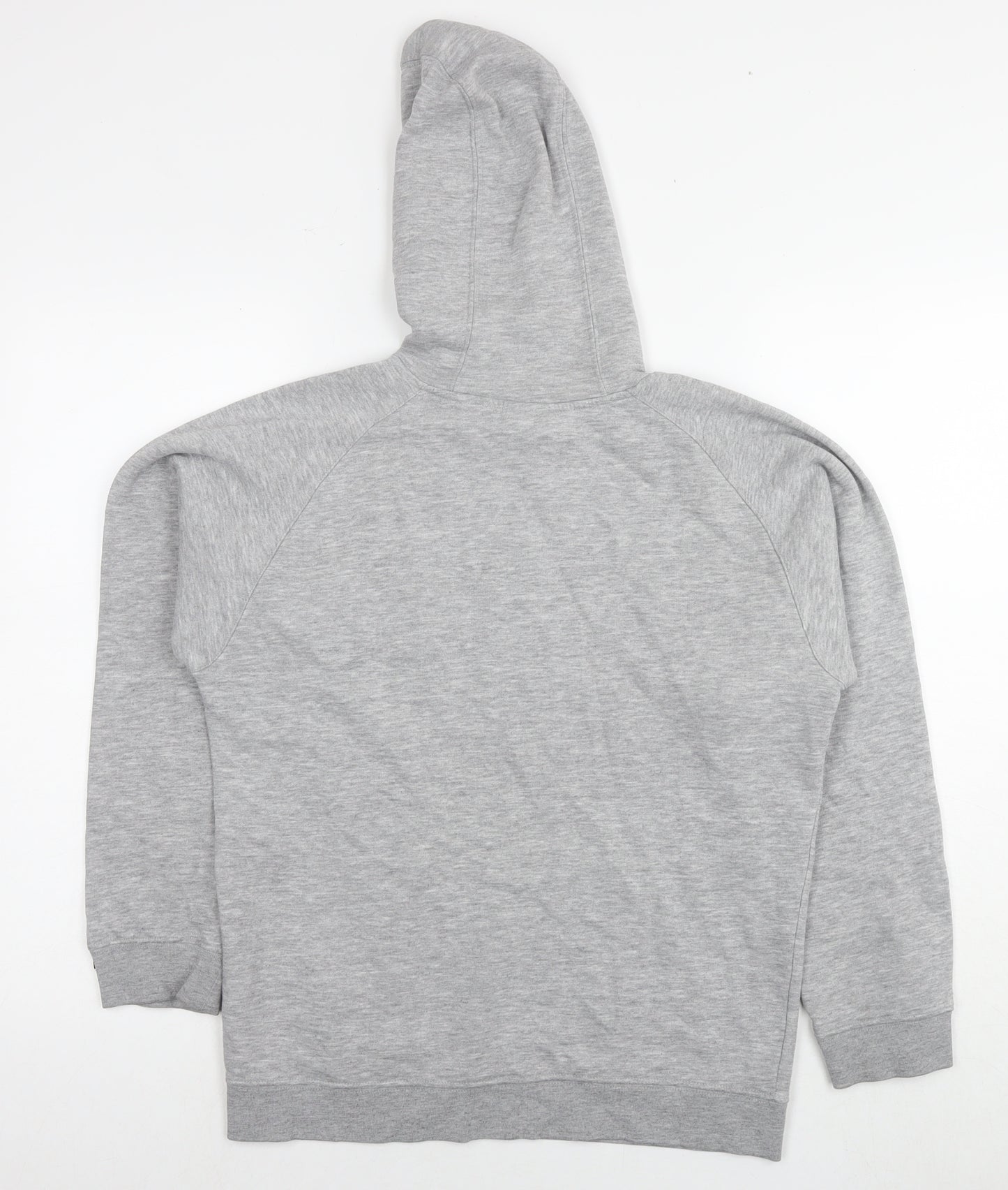 Nike Girls Grey Cotton Pullover Hoodie Size 12-13 Years Pullover