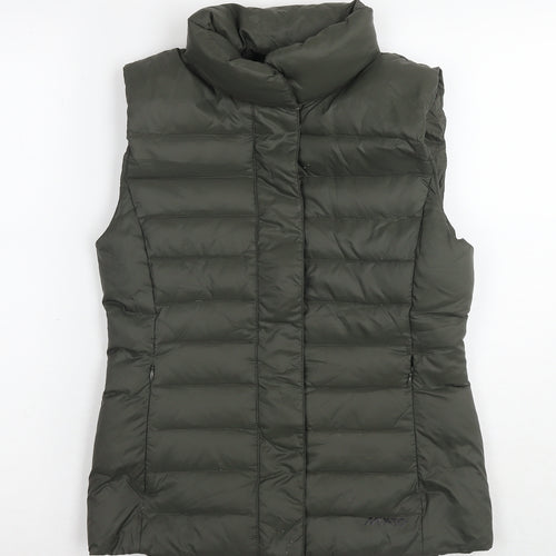 MUSTO Womens Green Gilet Waistcoat Size 10 Zip