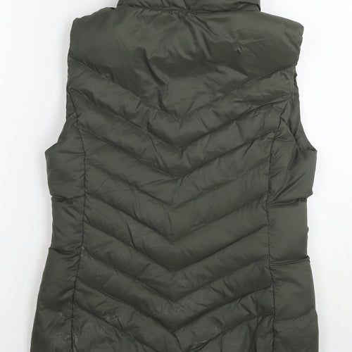 MUSTO Womens Green Gilet Waistcoat Size 10 Zip